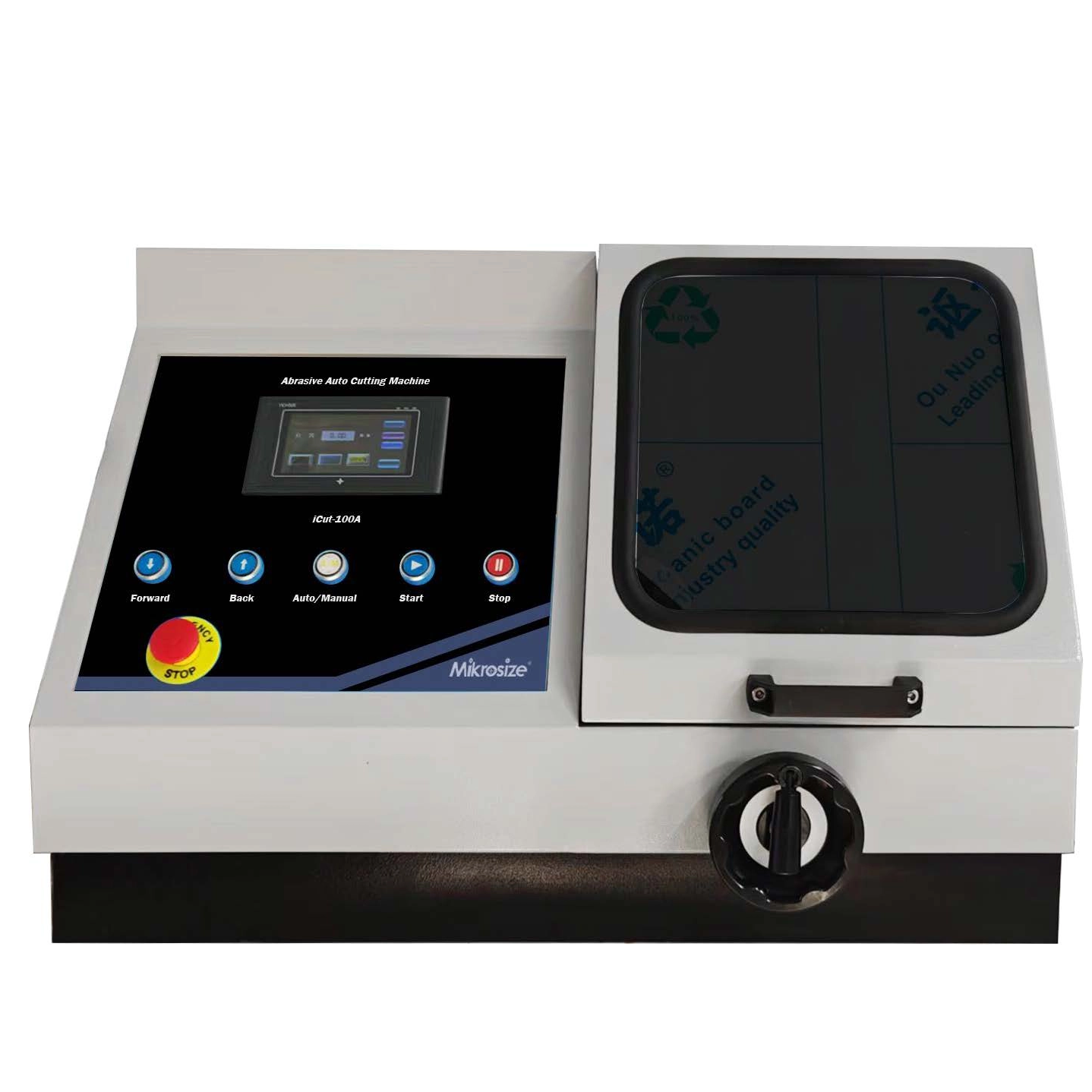 Cutter metallografico per il test