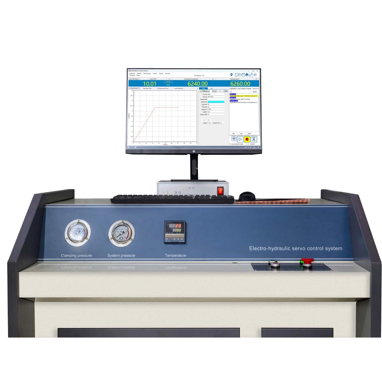 Macchina di prova universale servoidraulica elettroidraulica computerizzata UTM-H600