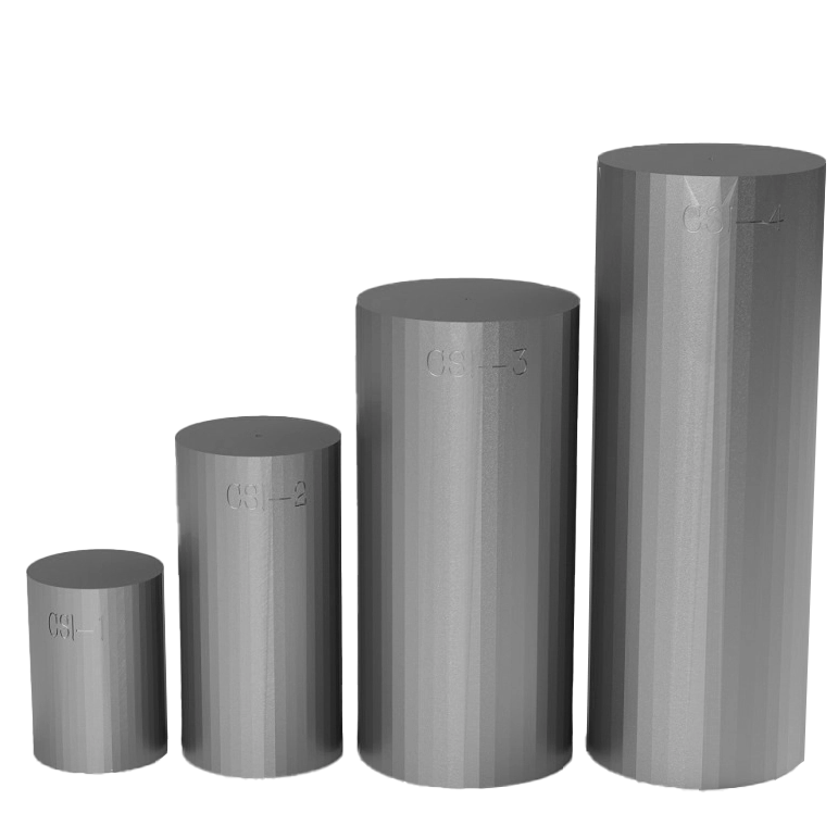 Blocco di prova standard per rilevatori di difetti a ultrasuoni