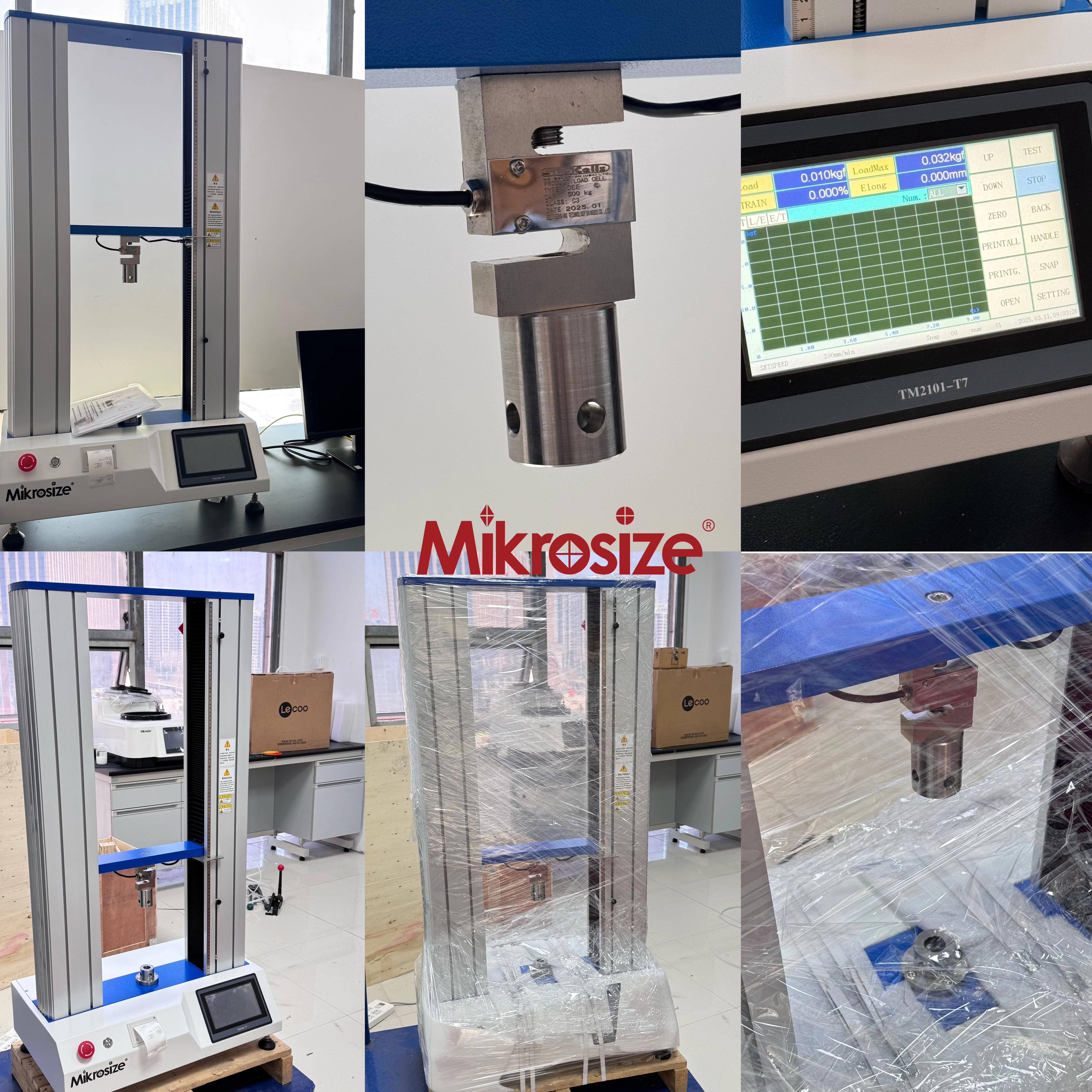 Un cliente tailandese ha acquistato una macchina di test di trazione multifunzionale per il campo dei test dei materiali.