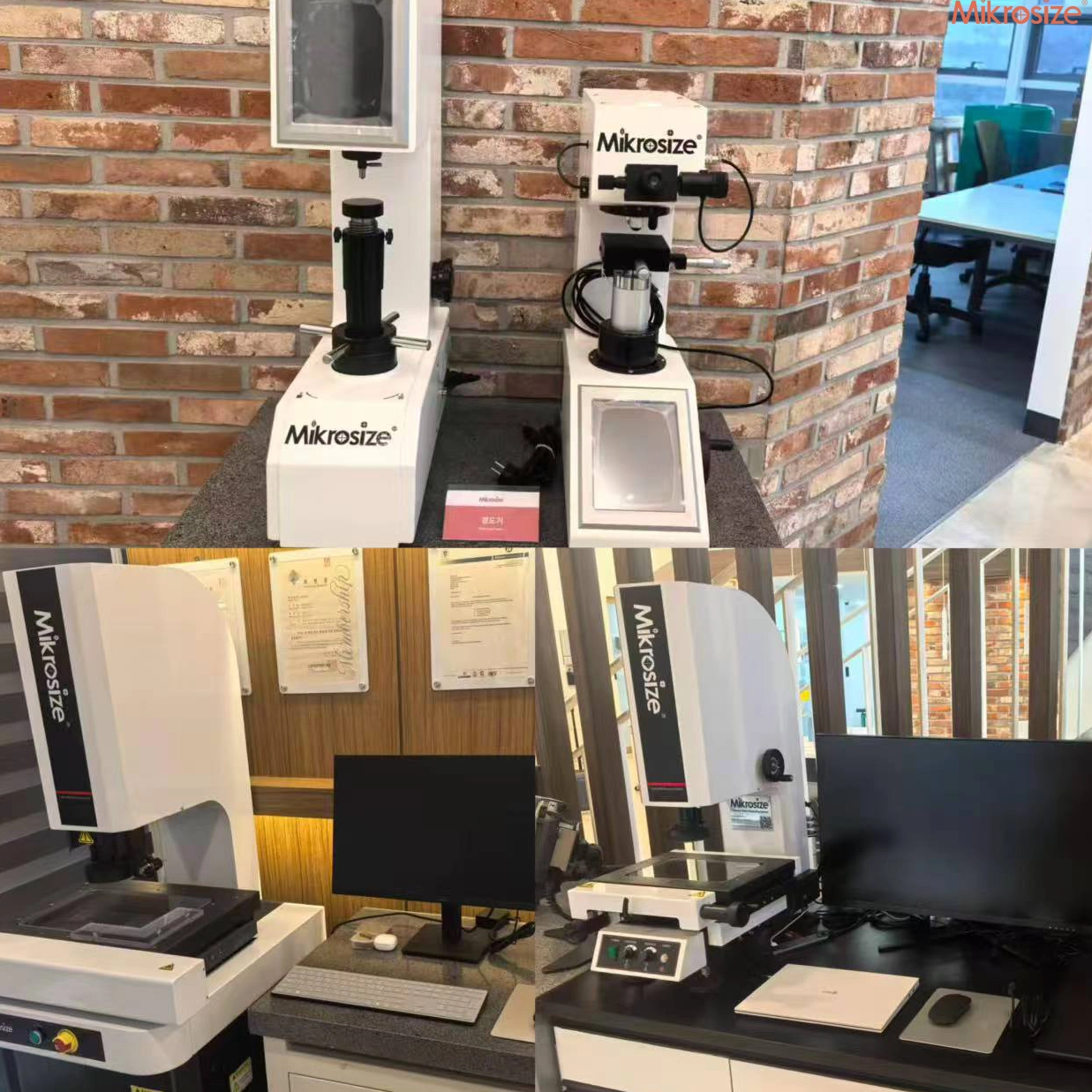 Mikrosize Il team tecnico ispeziona l'agente coreano 