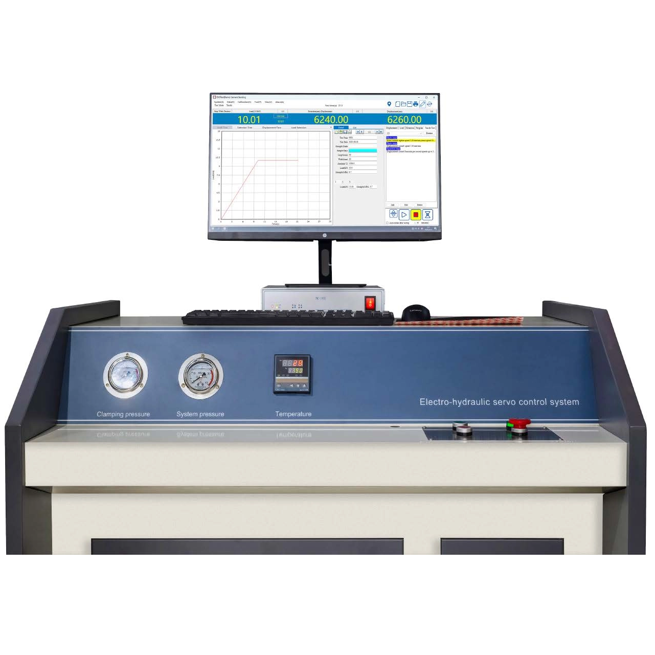 Macchina di prova universale servoidraulica elettroidraulica computerizzata UTM-H300