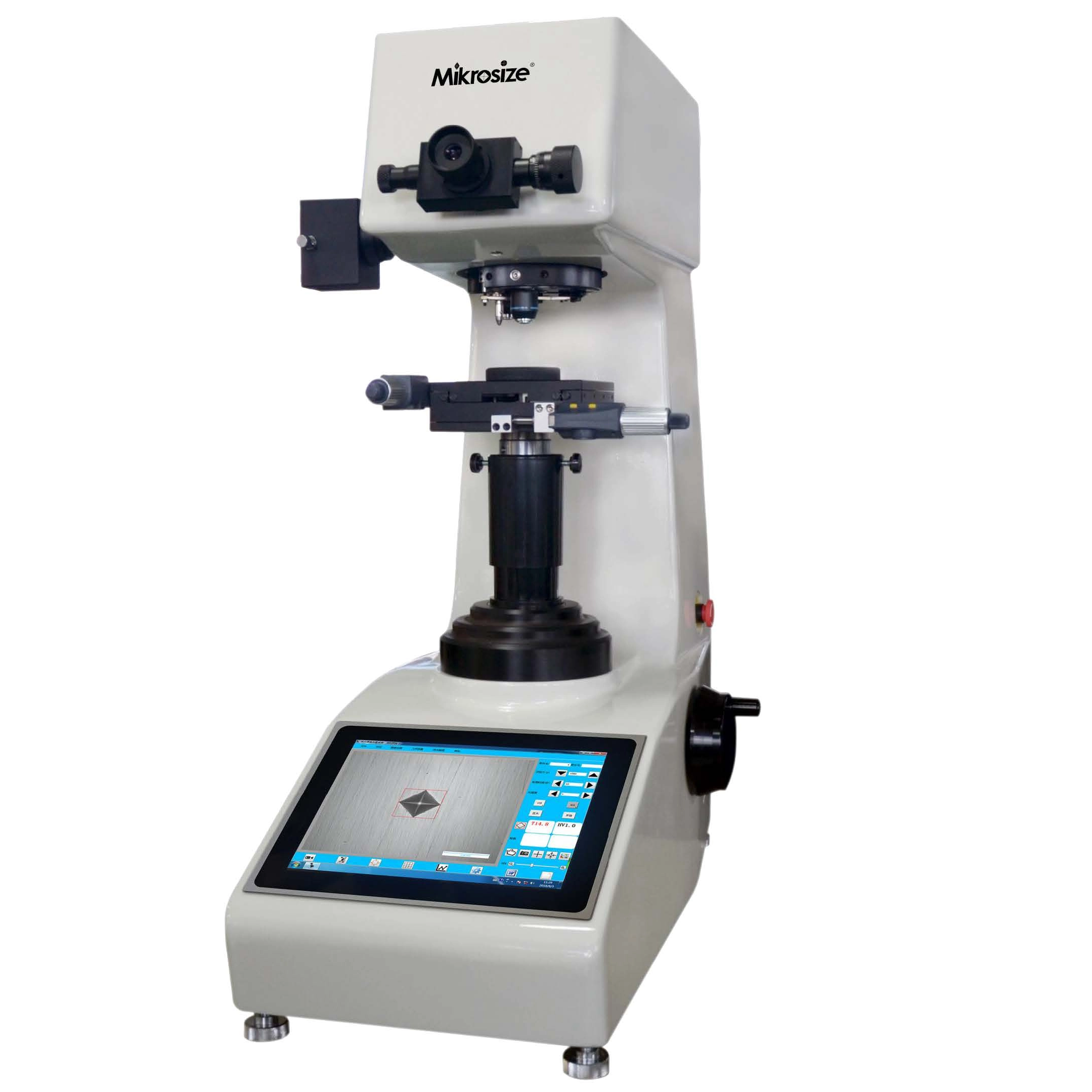 Semplifica le prove di durezza con l'ampia interfaccia touch screen