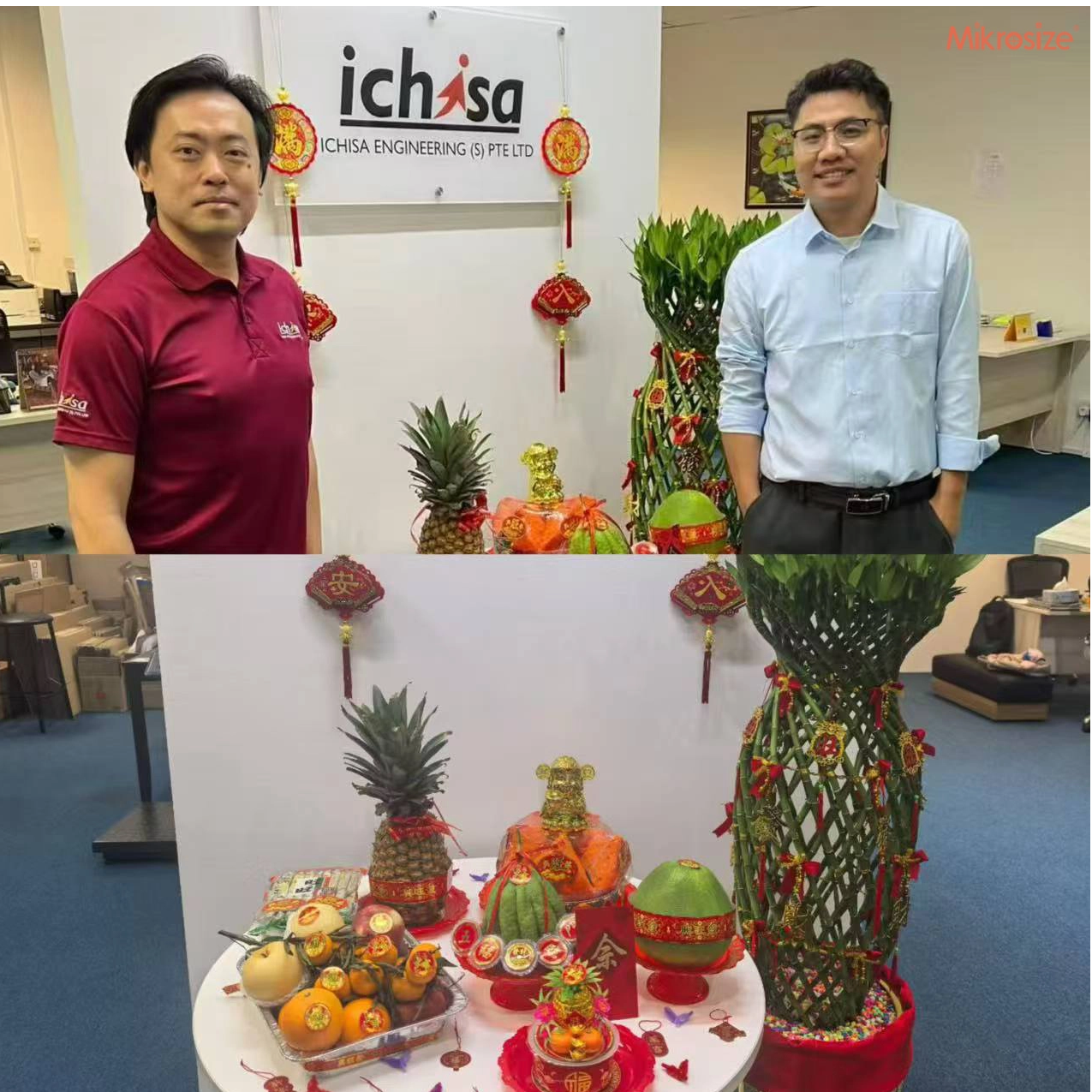 Una giornata produttiva e piacevole trascorsa con il nostro agente di strumenti NDT a Singapore. Grandi discussioni con Mikrosize!