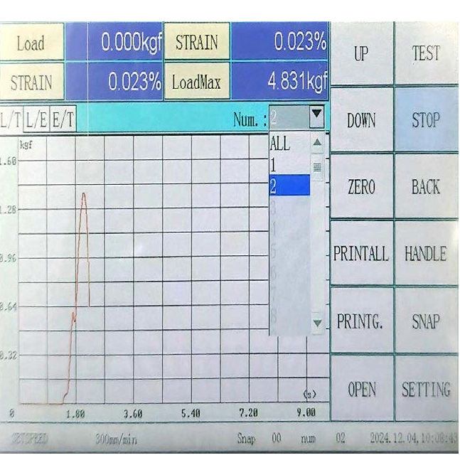 Tester UTM-TSH Carico automatico