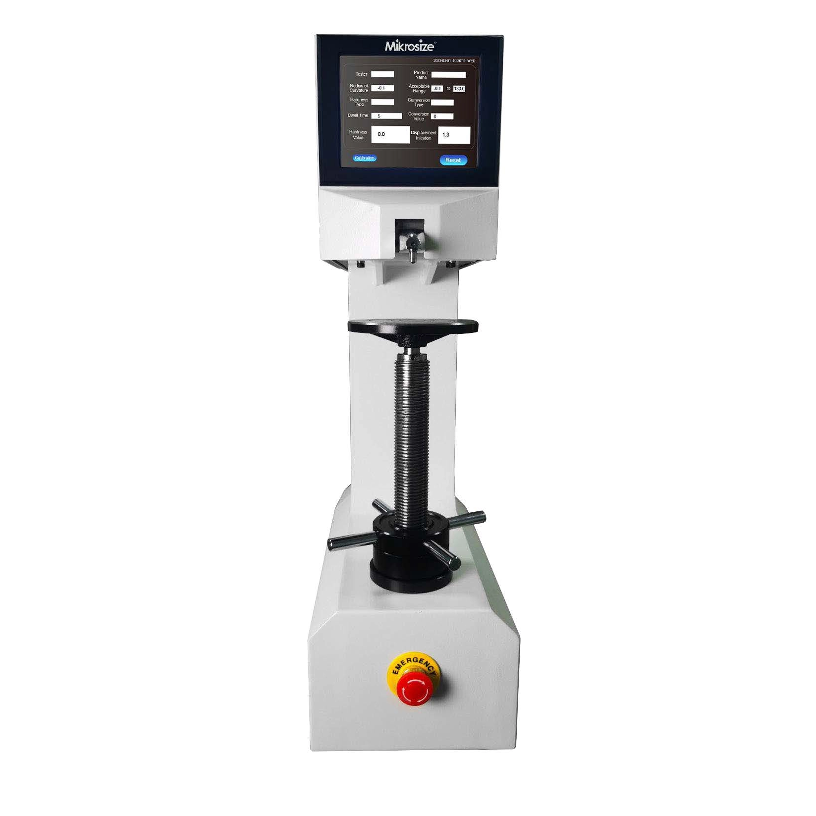 Touch screen rockwell tester di Mikrosize
