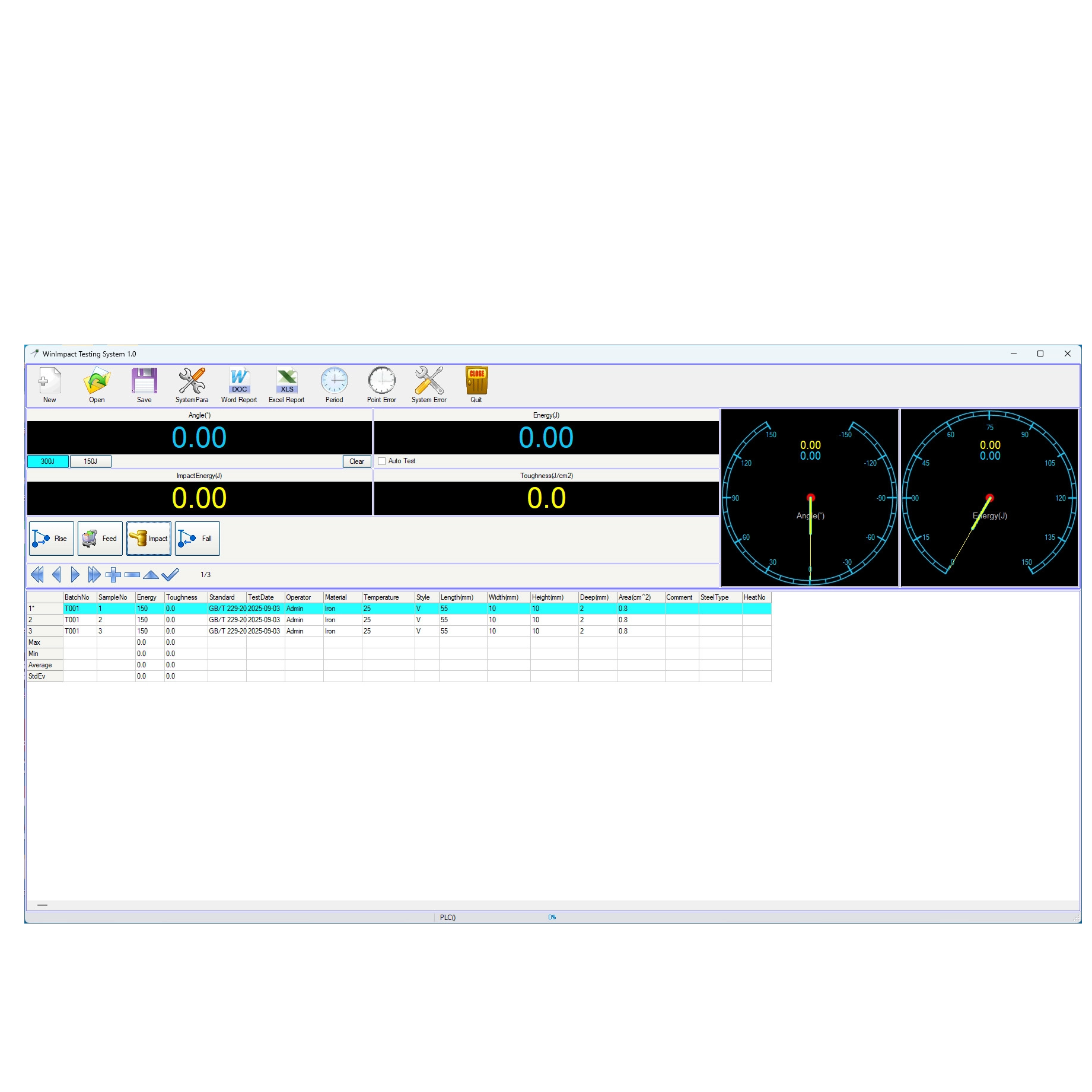 Macchina per prove di impatto charpy controllata da microcomputer ITM-A750