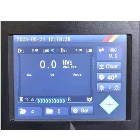 Tester di durezza Vickers macro touch screen digitale MVicky-10/50