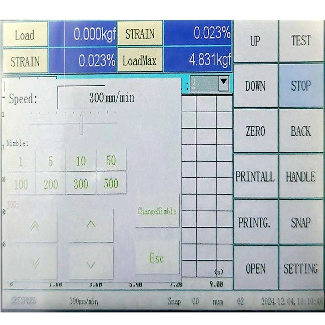 Tester UTM-TSH Carico automatico