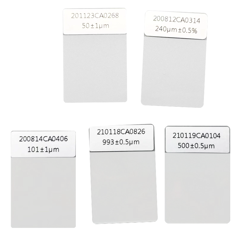 Blocco di riferimento del misuratore di spessore del rivestimento