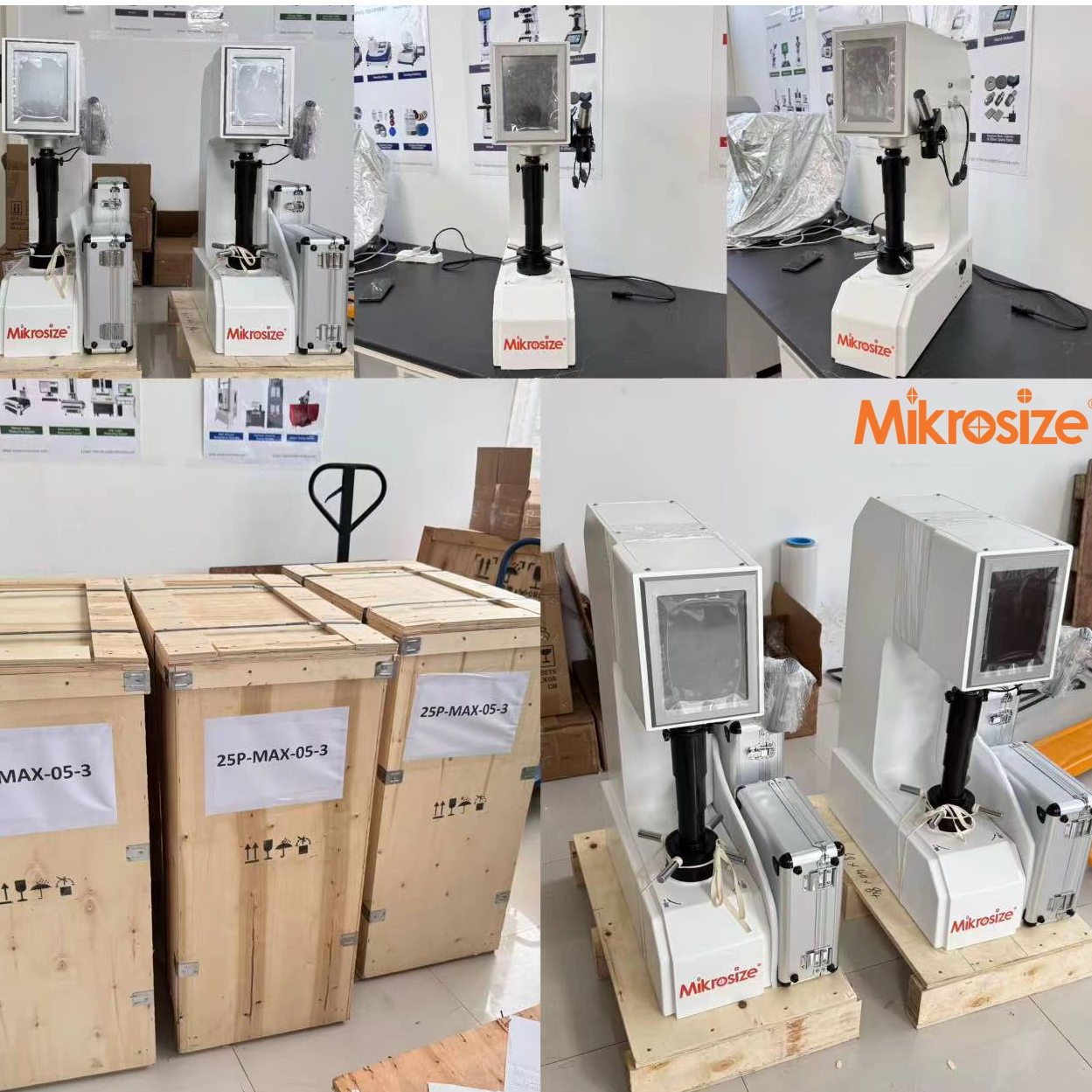I distributori domestici vendono tre unità di durezza Tester Modello UBRRV-187.5 in Kirghizistan.