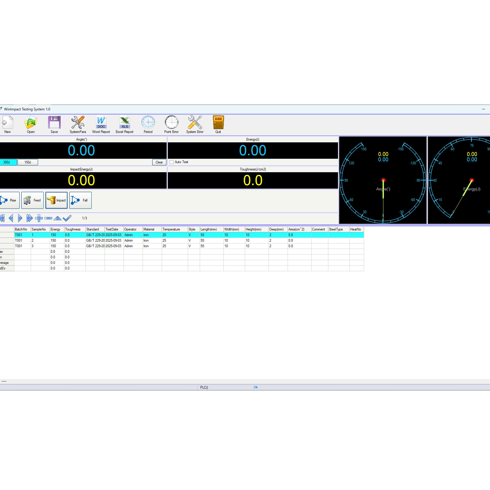 Macchina per prove di impatto charpy controllata da microcomputer ITM-A300