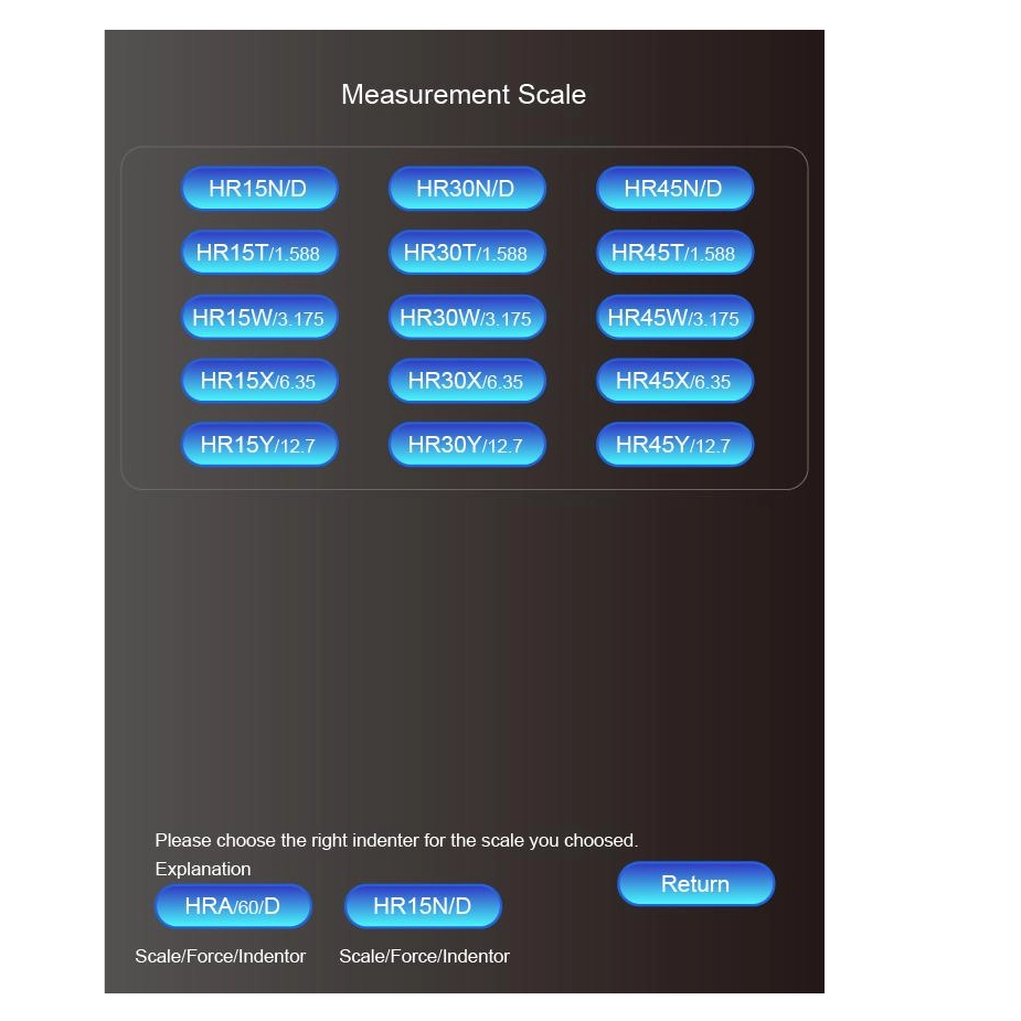 UROCKY-45 Digital superficiale superficiale tester di durezza