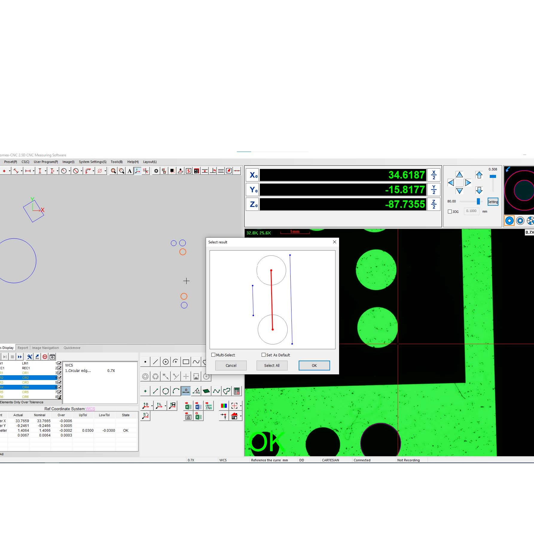 8 minuti per Master VME/VMK Misurazione CNC