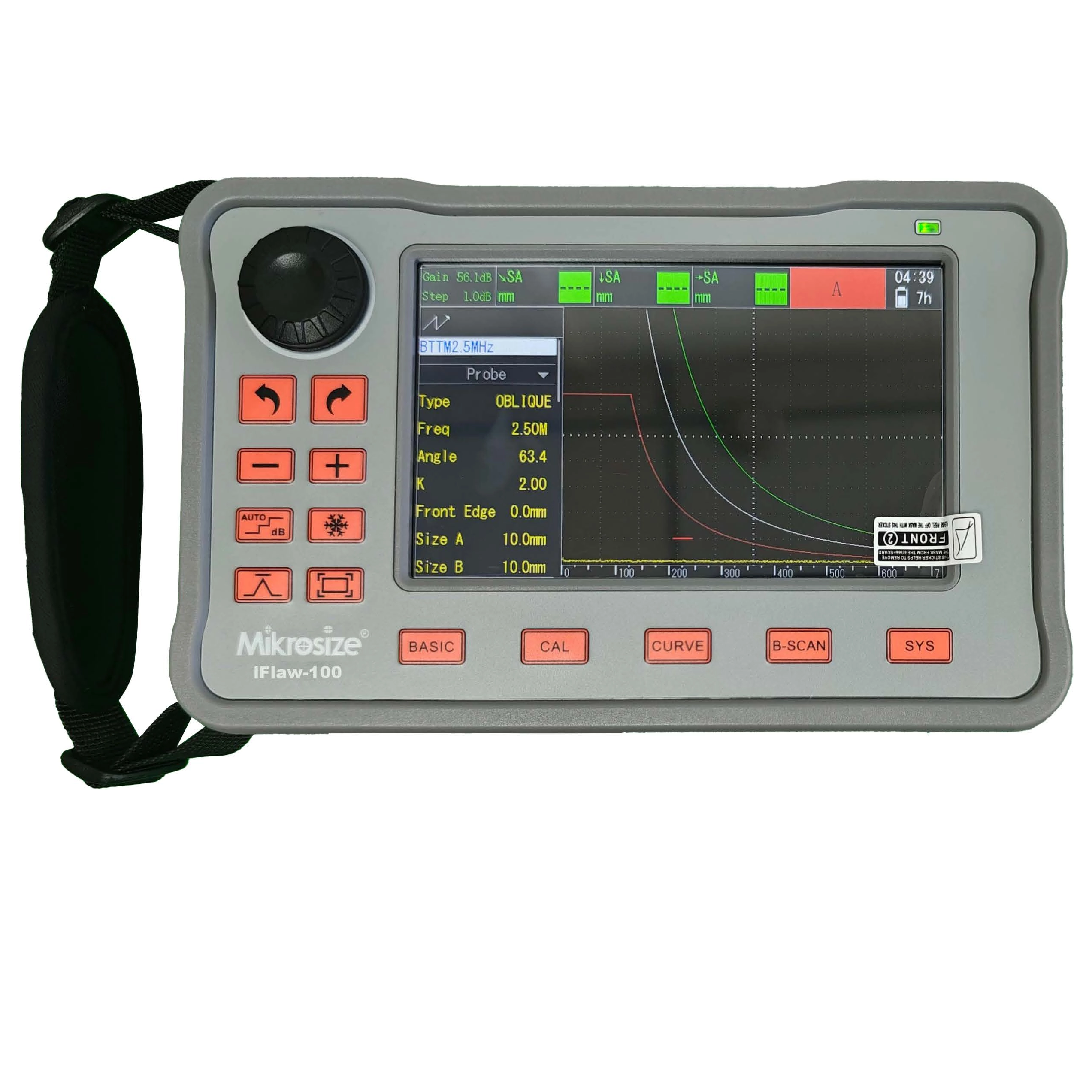 Caratteristiche chiave del rilevatore di difetti ad ultrasuoni digitali di Mikrosize