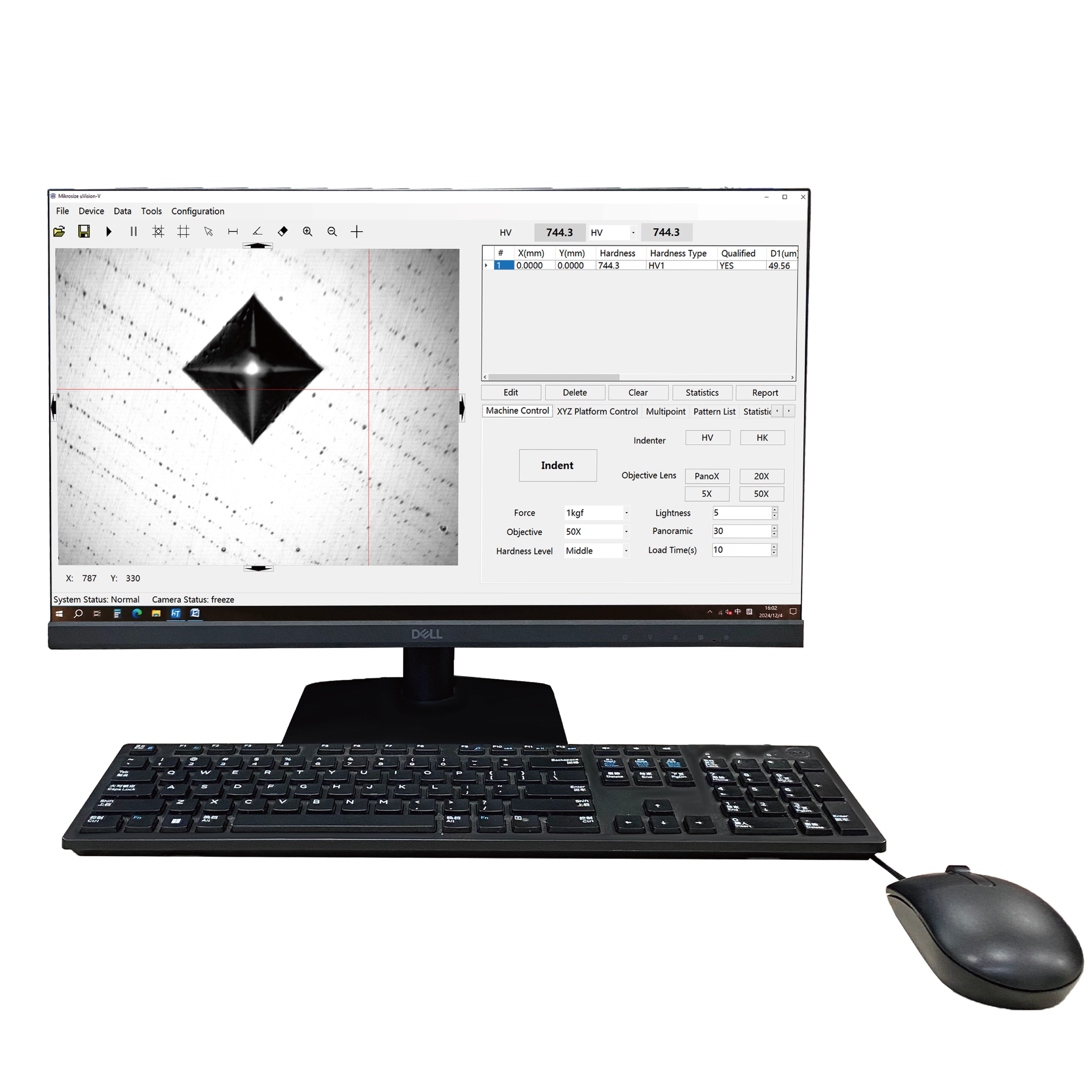 Software per prove di durezza
