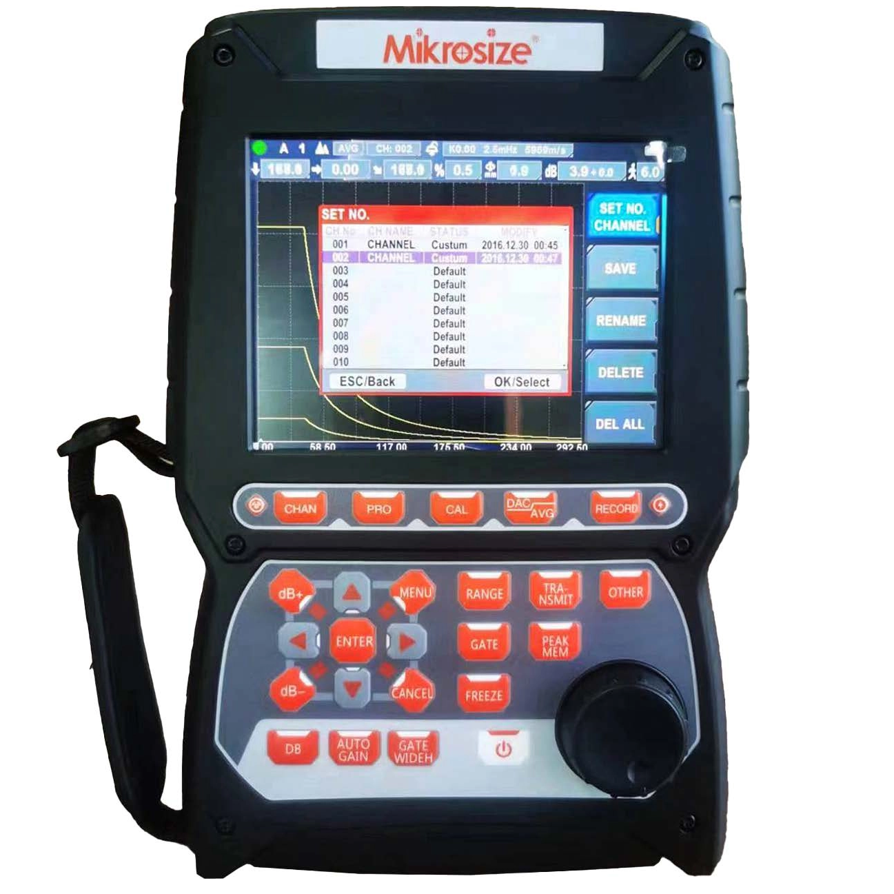 Mikrosize Il rilevatore di difetti ultrasonici 