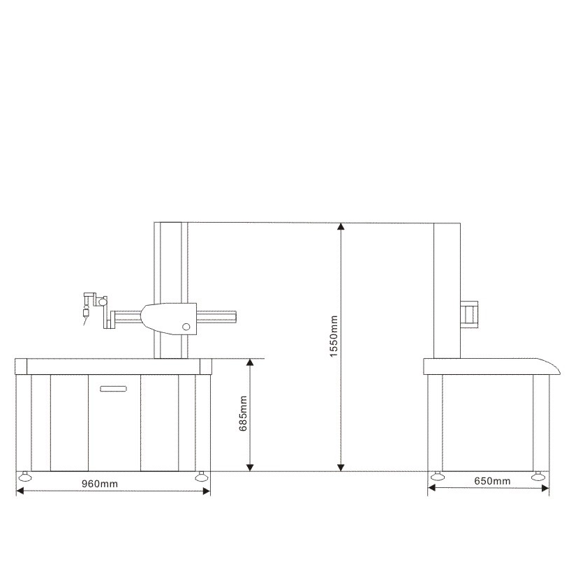 Strumento di misura della rotondità e cilindricità MRC-500A