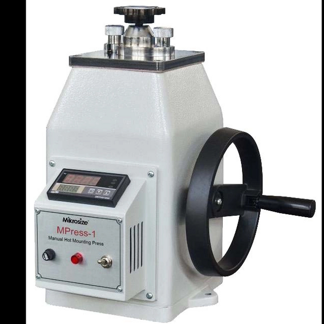 Pressa per montaggio metallografico manuale MPress 