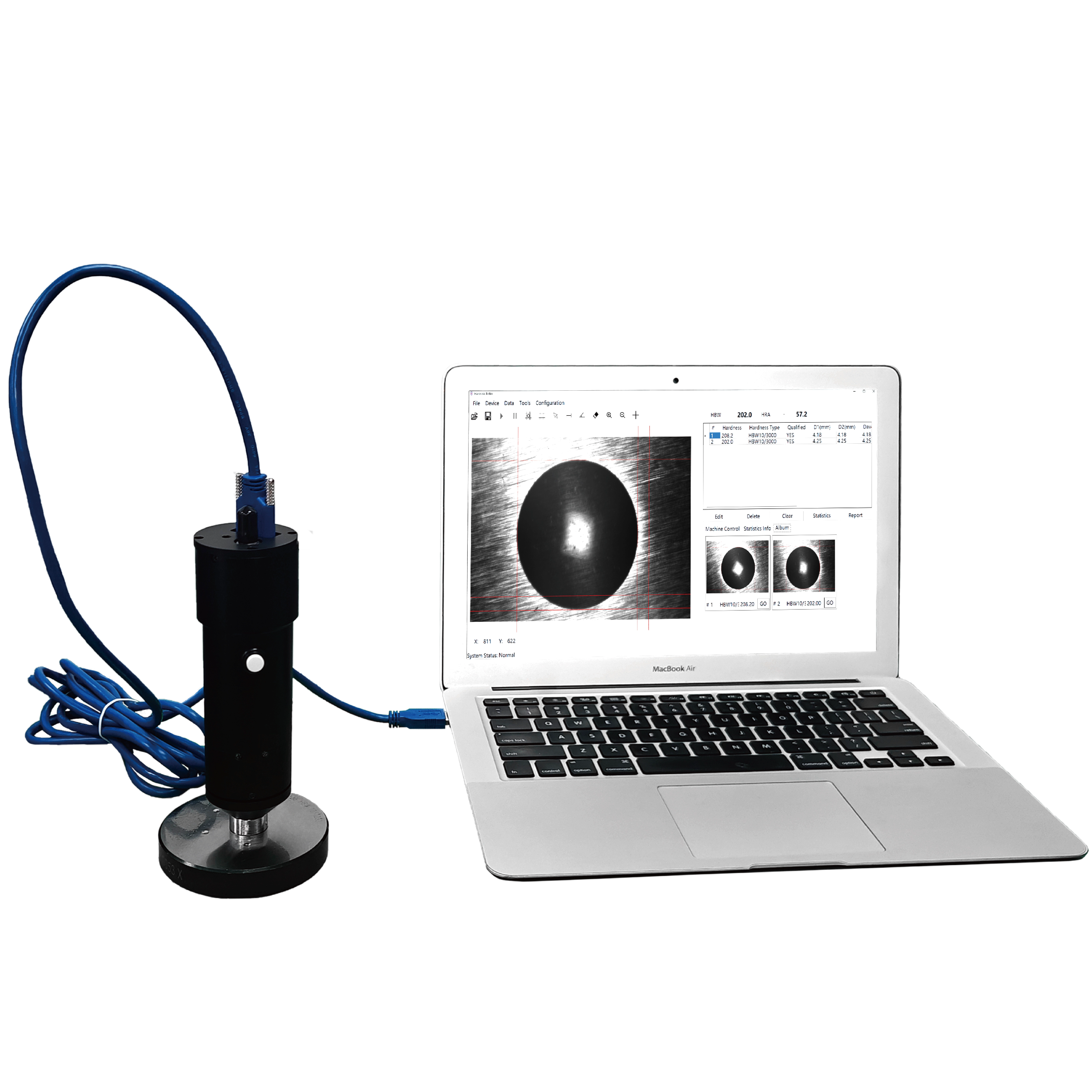 Software per prove di durezza